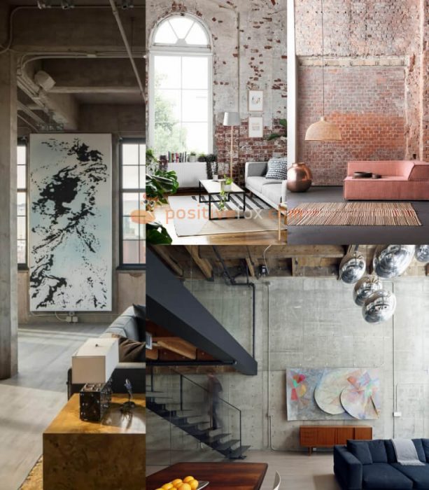 Design Collection Marvellous Loft Living Room Interior Desig 50 New Inspiration