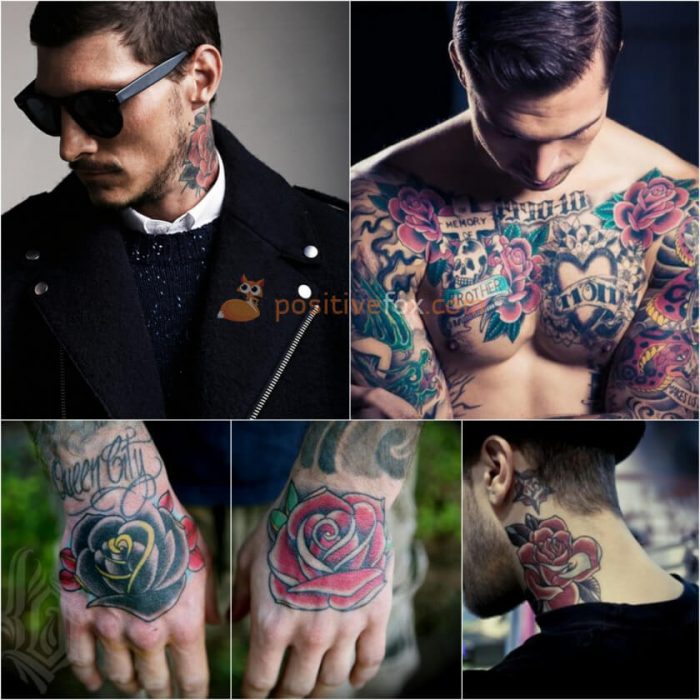 Rose Tattoos. Rose Tattoo Ideas. Rose Tattoos for Men