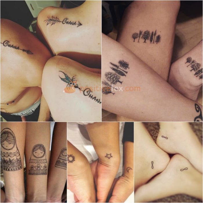 meaningful deep best friend tattoos for 3