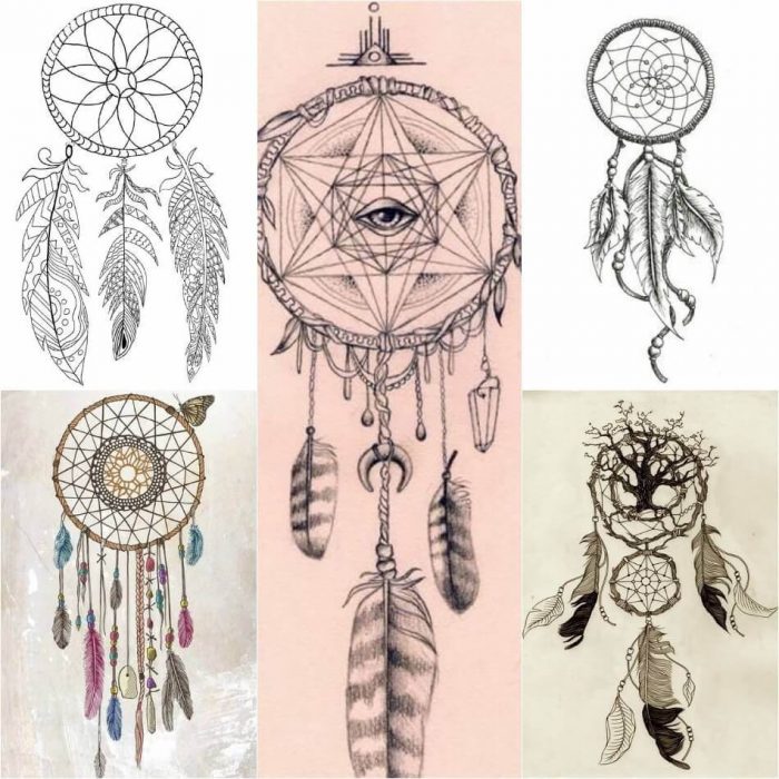 Dreamcatcher Tattoos Powerful Talisman For Good Dreams And