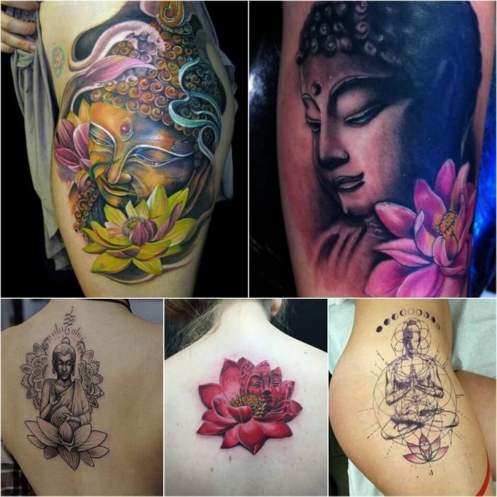 Lotus Flower Tattoo Female Lotus Tattoos Designs with