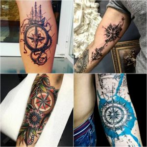 Compass Tattoo Designs - Popular Ideas for Compass Tattoos with Meaning