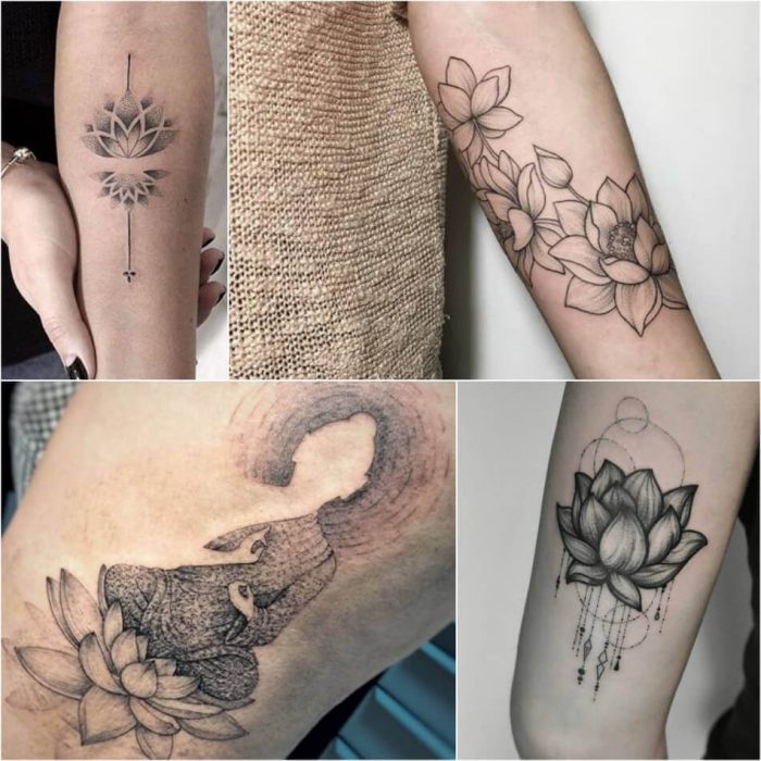 Lotus Flower Tattoo - Female Lotus Tattoos Designs with ...