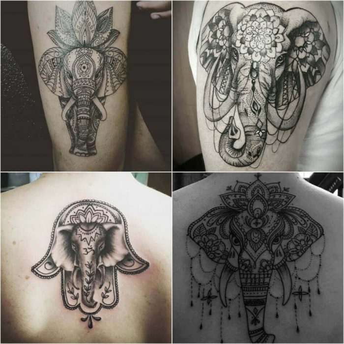 Mandala Elephant Tattoo - Elephant Tattoo Meaning - Elephant Tattoo Ideas