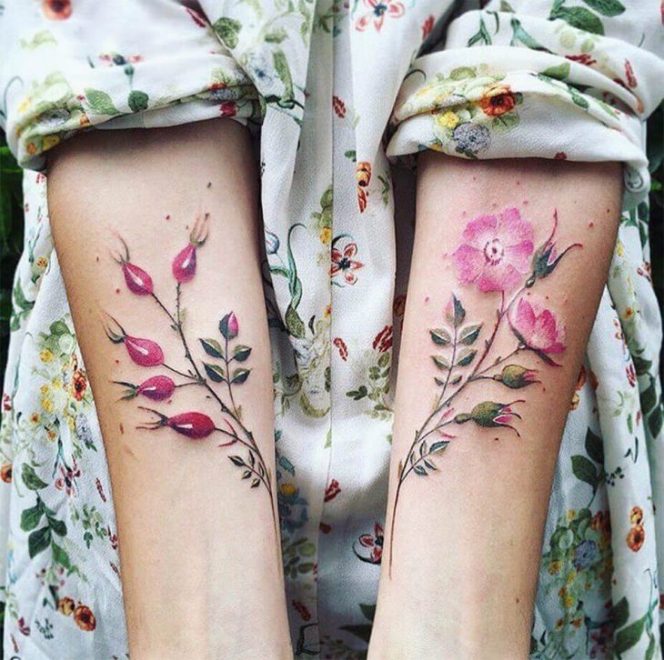 40 Gorgeous Watercolor Tattoo Ideas for Women