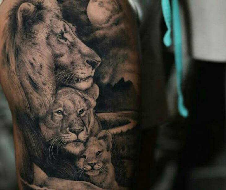 580+ Free Tattoo Design Lion Idea Tattoo