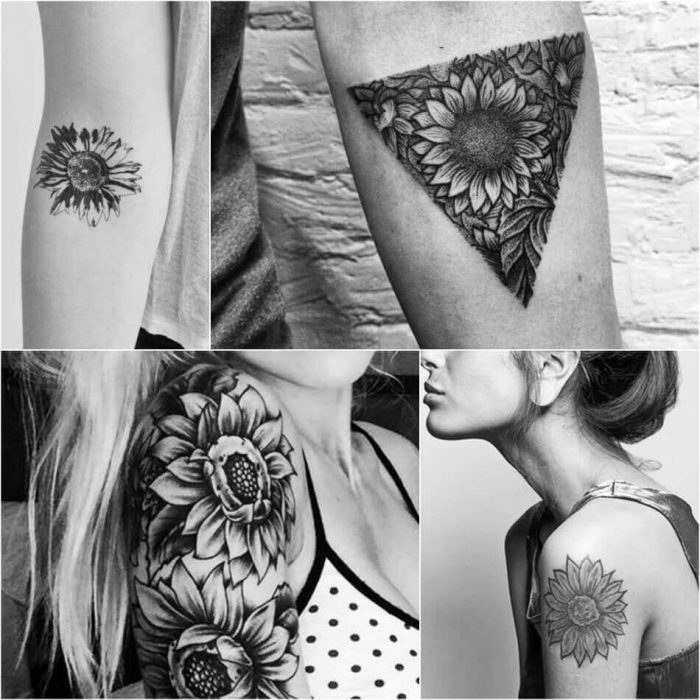 Sunflower Tattoo Meaning Popular Sunflower Tattoo Ideas For