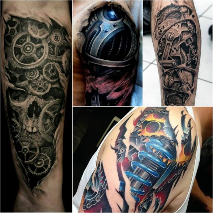 Tattoo horror biomechanik