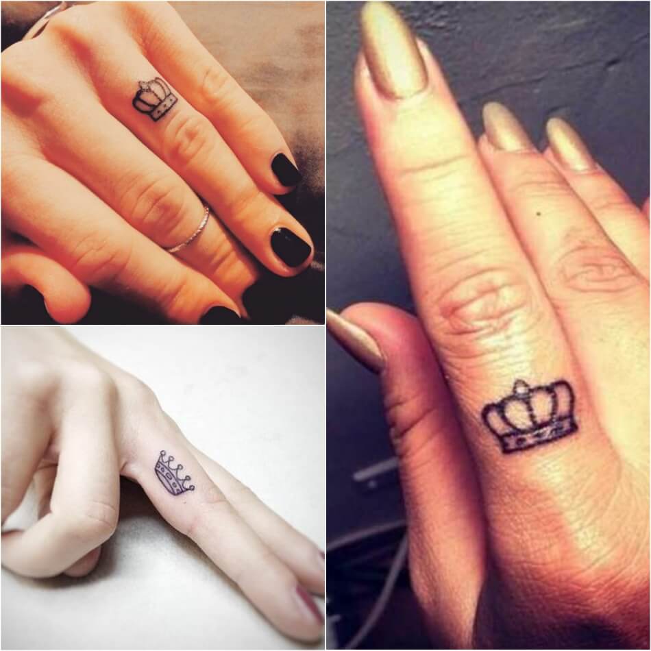 Simple King Crown Tattoos