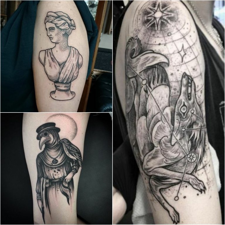 Etching Tattoo (Linework) Highly Addictive and Endless Level of Details