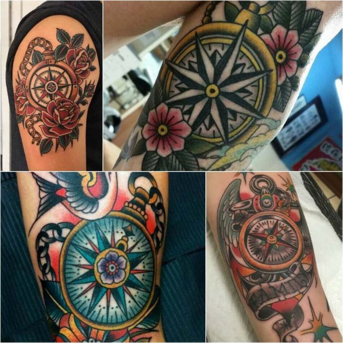 Old School Tattoos Traditional American Tattoos With A