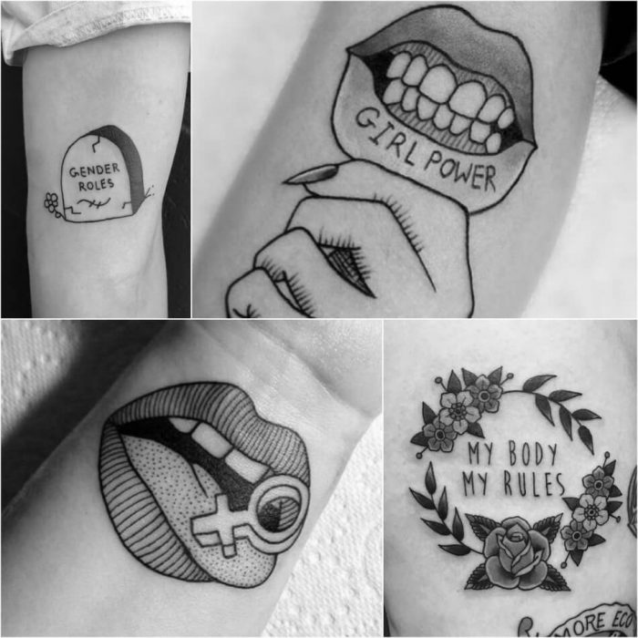 Girl Power Tattoo Ideas Fight Like A Girl Best Feminist Tattoos