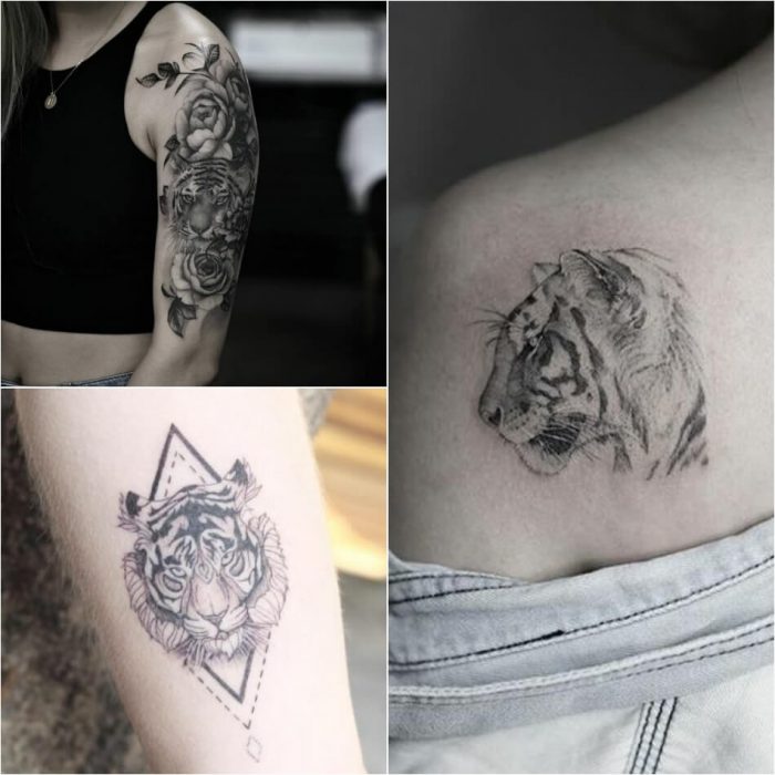 tiger tattoos - tiger tattoos for females - tiger tattoo small