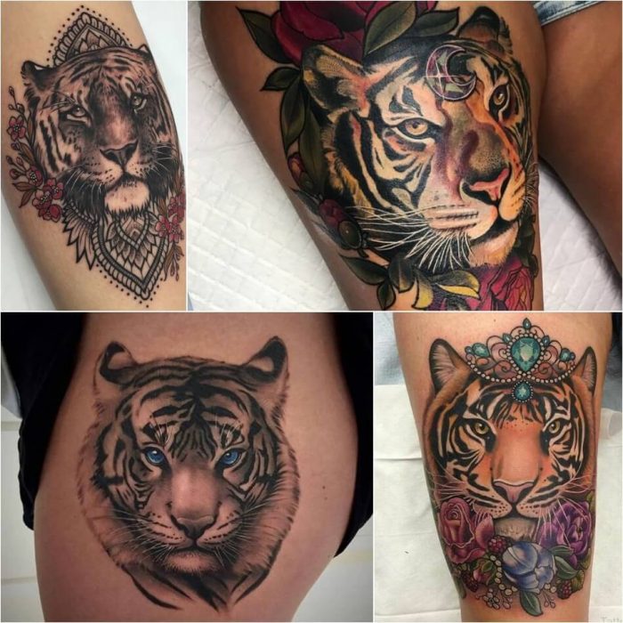 tiger tattoos - tiger tattoos for females - tiger tattoos meaning