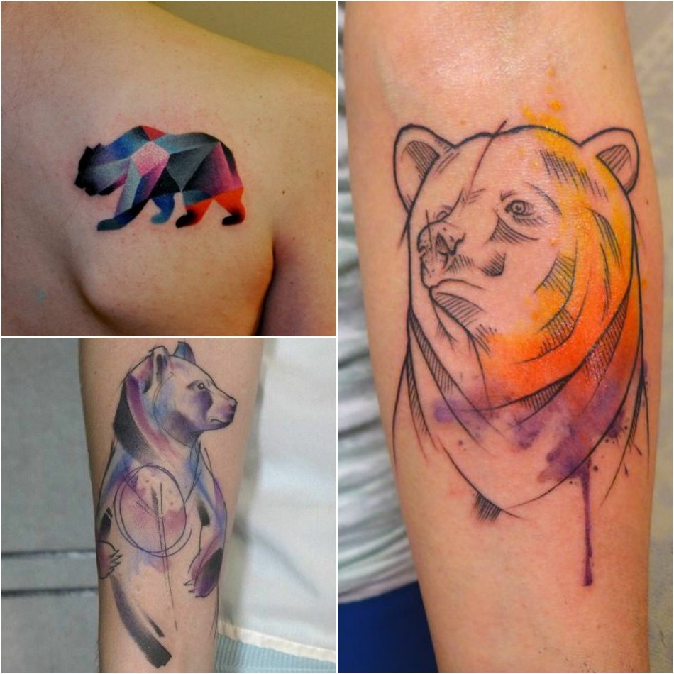 Bear Tattoo Design and Meanings - Strength, Courage and Confidence