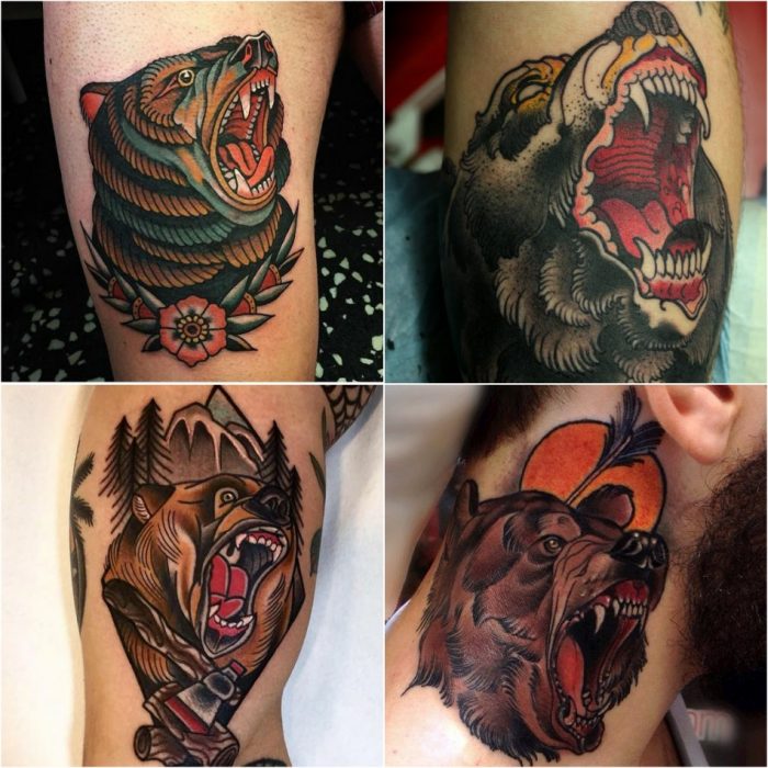 Bear Tattoo Design and Meanings - Strength, Courage and Confidence