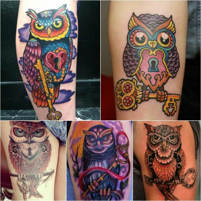 owl skull tattoos meaning