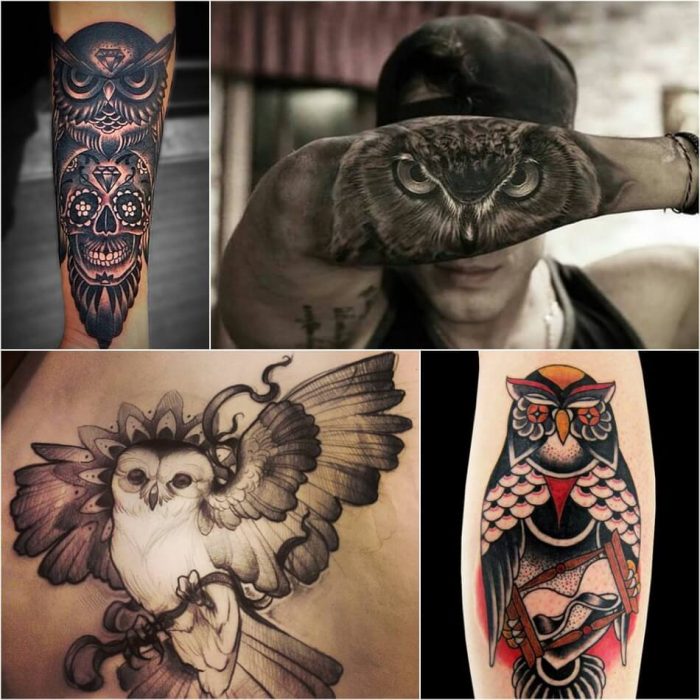 owl skull tattoos meaning