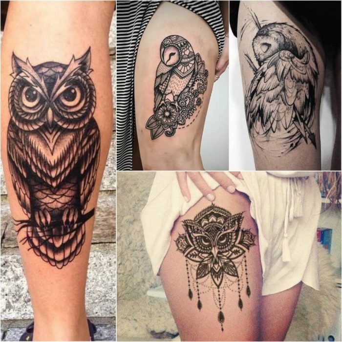 Owl Tattoo Ideas With Meanings Truly Amazing Owl Tattoos   Owl Tattoos On Thigh Owl Tattoo Girly Owl Tattoos 