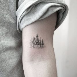 simple tree tattoos - tree tattoos - tree tattoos on arm