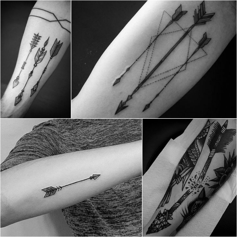 Unique Arrow Tattoos Design with Meanings - So Simple Yet Meaningful