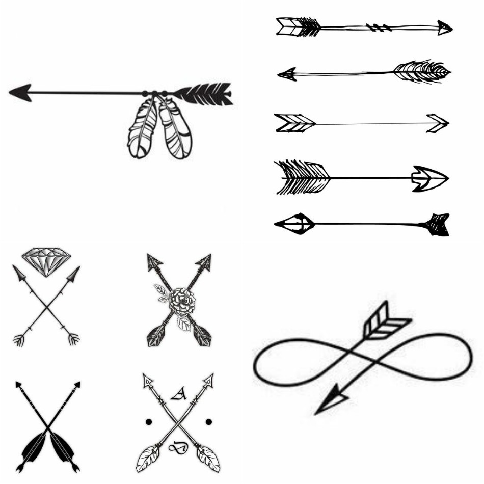 Unique Arrow Tattoos Design with Meanings - So Simple Yet Meaningful