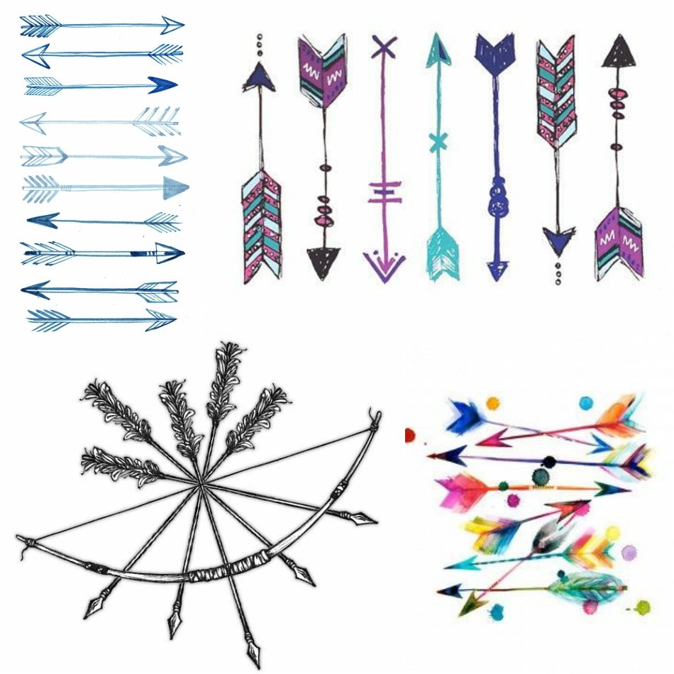 arrow tattoo - feather arrow tattoo - arrow tattoo ideas