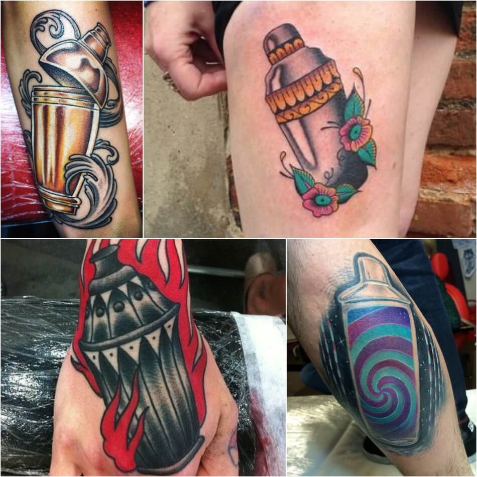 Stunning Tattoos for Bartenders Best Cocktail & Drink Tattoo Ideas