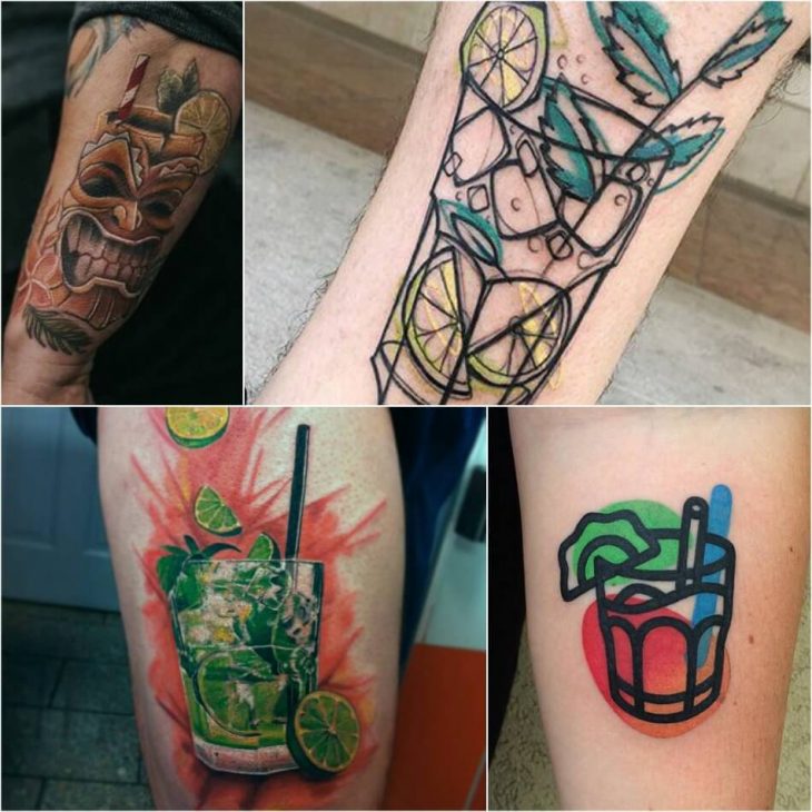 Stunning Tattoos for Bartenders Best Cocktail & Drink Tattoo Ideas