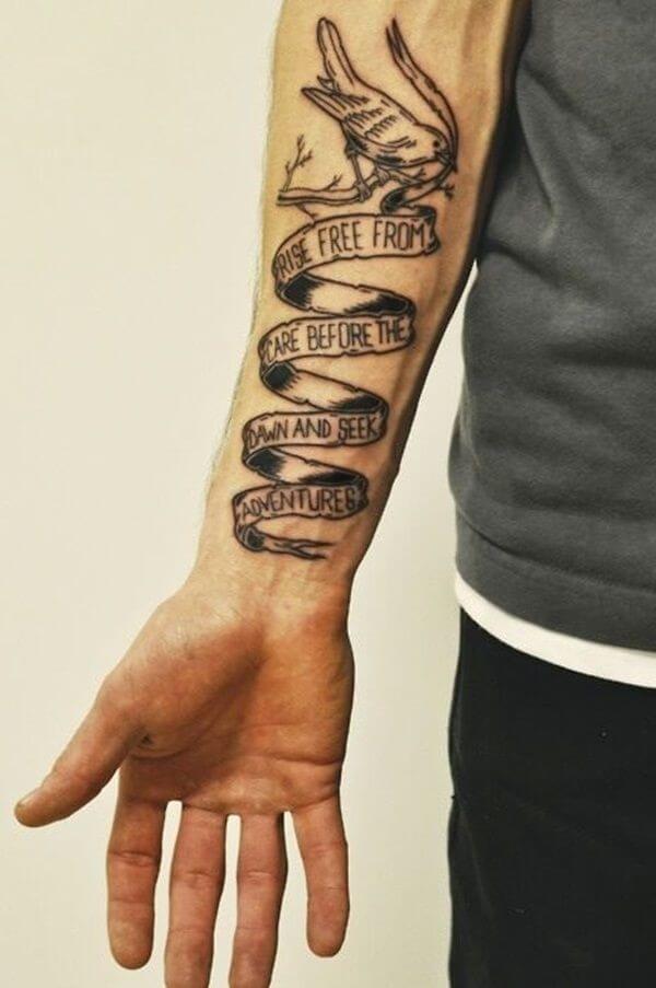 Meaningful Quotes Tattoos For Men