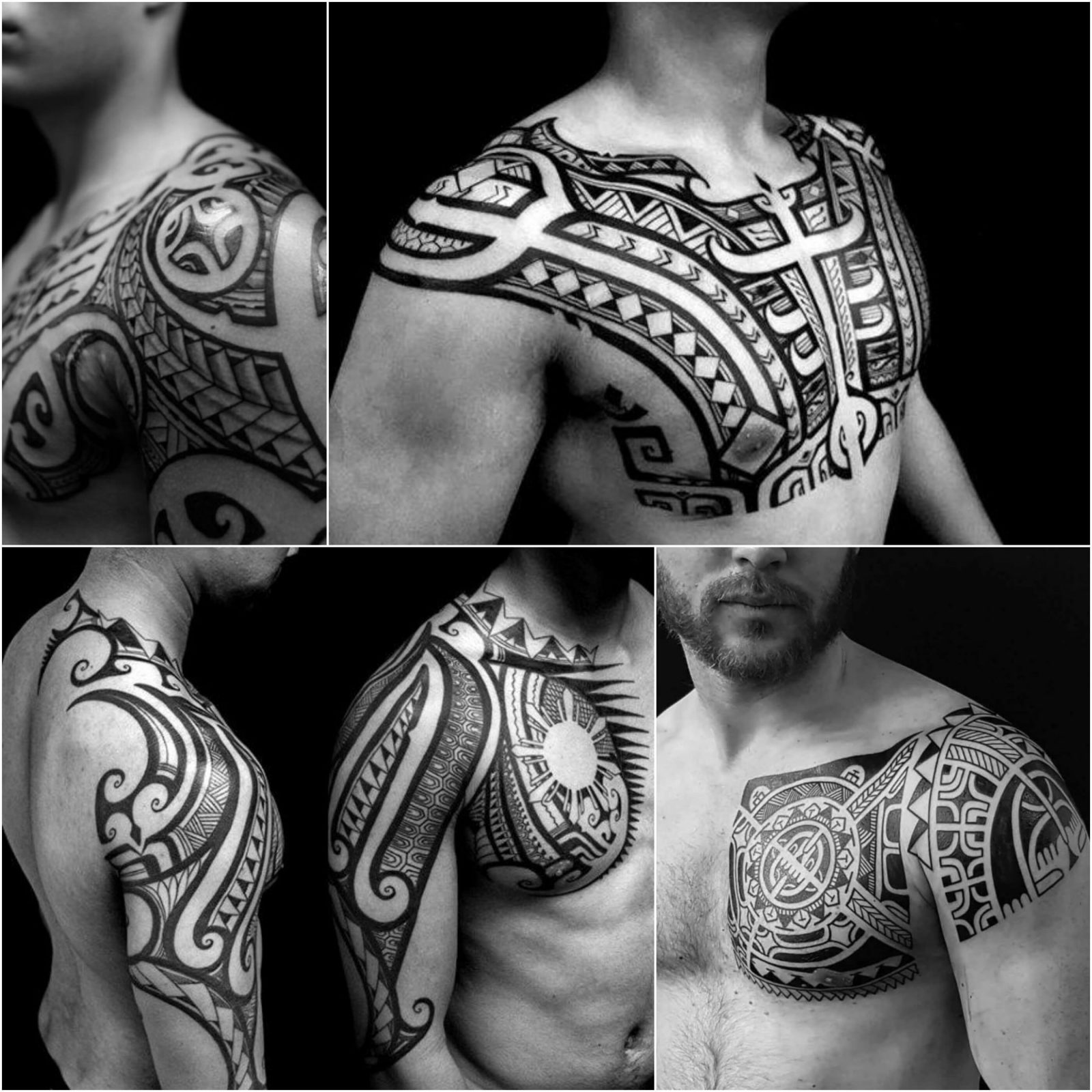 45+ Tribal Chest Tattoos For Men