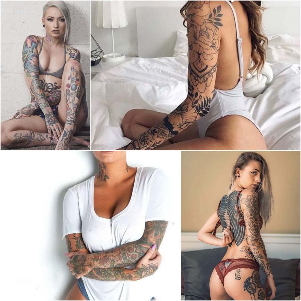women tattoos - sexy women tattoos - women sleeve tattoos
