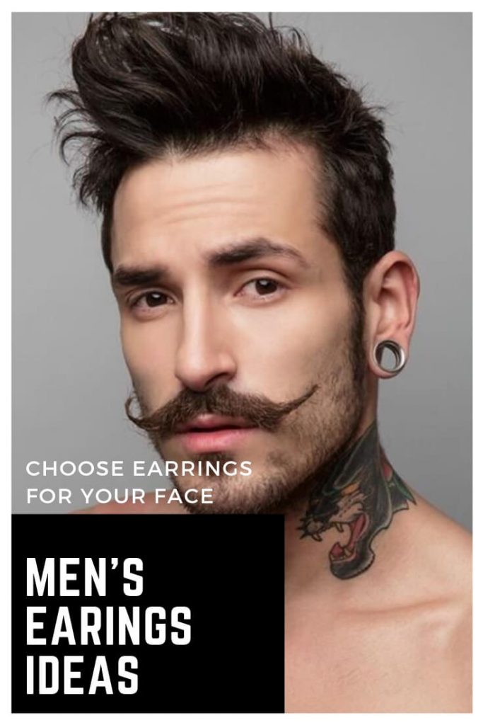 Best Men's Ear Piercing Ideas Where to Buy Mens Earrings