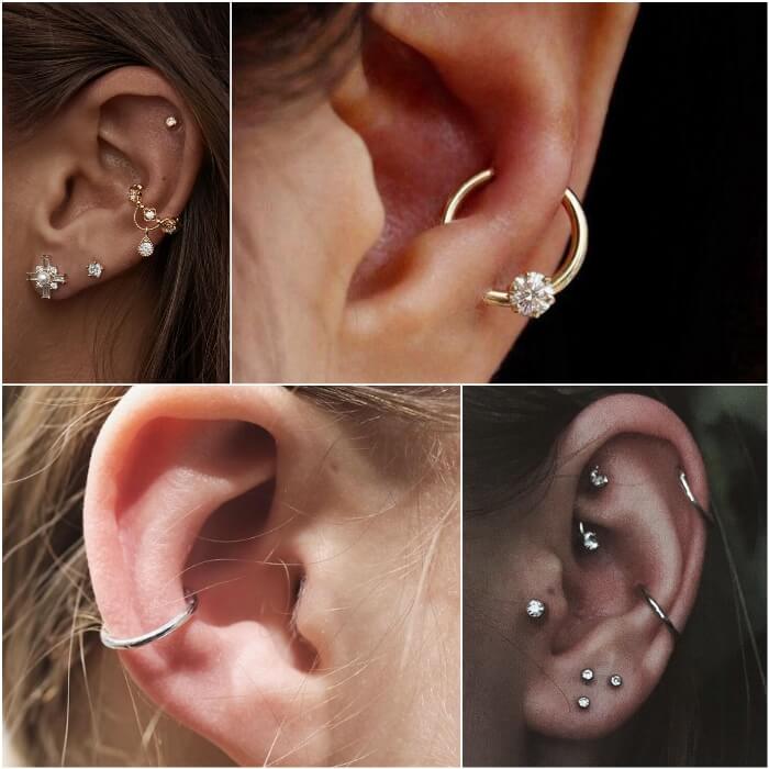 Ear Piercings Chart Ear Piercings for Men and Women