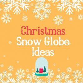 Craft Ideas - snow globe ideas - christmas snow globe