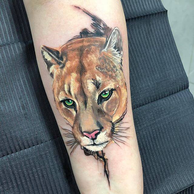 puma cat tattoos