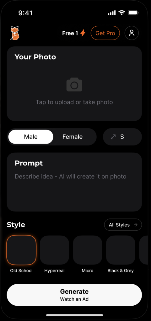PositiveFox App Interface